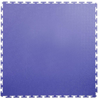 Lock-Tile PVC Smooth Tiles (19.625" x 19.625") in Blue Shown From the Top