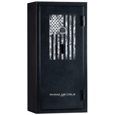 Rhino Gun Safe USA Flag RBFX6033 | 60x33x22 | 44 Long Gun Safe | 40 Min