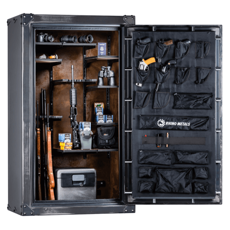 Rhino Ironworks Thunderbolt Series Gun Safe IWT6042X ǀ 60"H x 42"W x 27"D ǀ 54 Long Gun Safe ǀ 170 Min