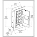 Blum Safe (301504) Watch Safe Overview of Dimensions