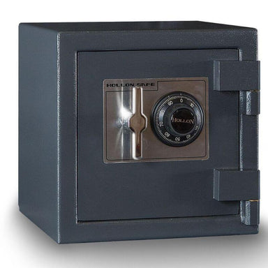 Hollon B1414C B-Rated Cash Box with Dial Locks. Doors Closed & Viewed From Front Left.