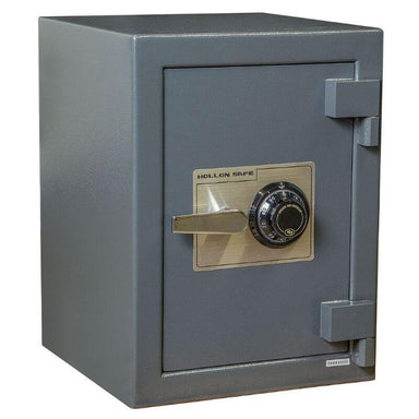 Hollon B2015C B-Rated Cash Box with Dial Locks. Doors Closed & Viewed From Front Left.