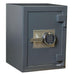 Hollon B2015E B-Rated Cash Box with Electronic Locks. Doors Closed & Viewed From Front Left.