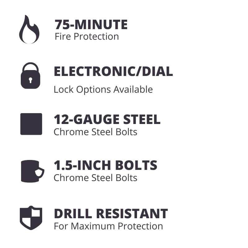 Hollon CS-24E Crescent Shield Gun Safe Overview of Benefits