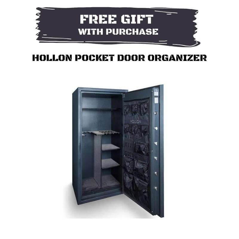 Hollon EMP-5530 EMP TL-15 Tactical Gun Safe Showcasing Free Hollon Pocket Door Organizer