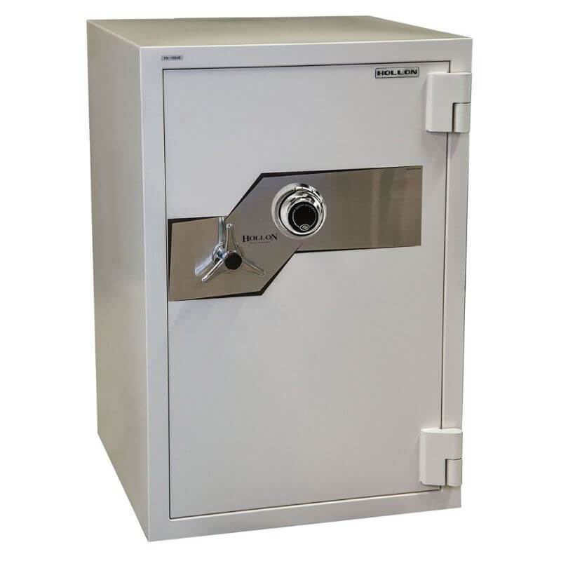 Hollon FB-1054C Fire & Burglary Safe with Dial Locks, Door Closed and Viewed From the Front