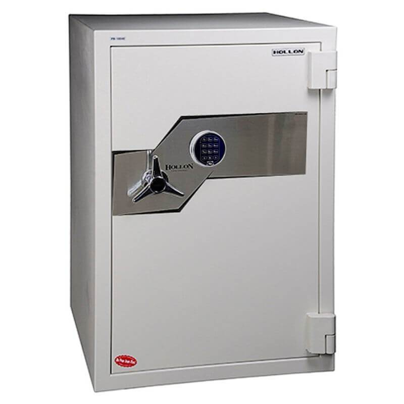 Hollon FB-1054E Fire & Burglary Safe with Electronic Locks, Door Closed and Viewed From the Front