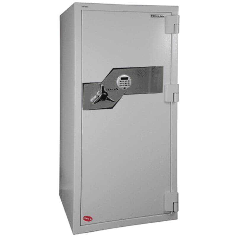 Hollon FB-1055E Fire & Burglary Safe with Electronic Locks, Door Closed and Viewed From the Front