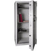 Hollon FB-1055C Fire & Burglary Safe with Dial Locks, Door Opened Showing Interior Shelving