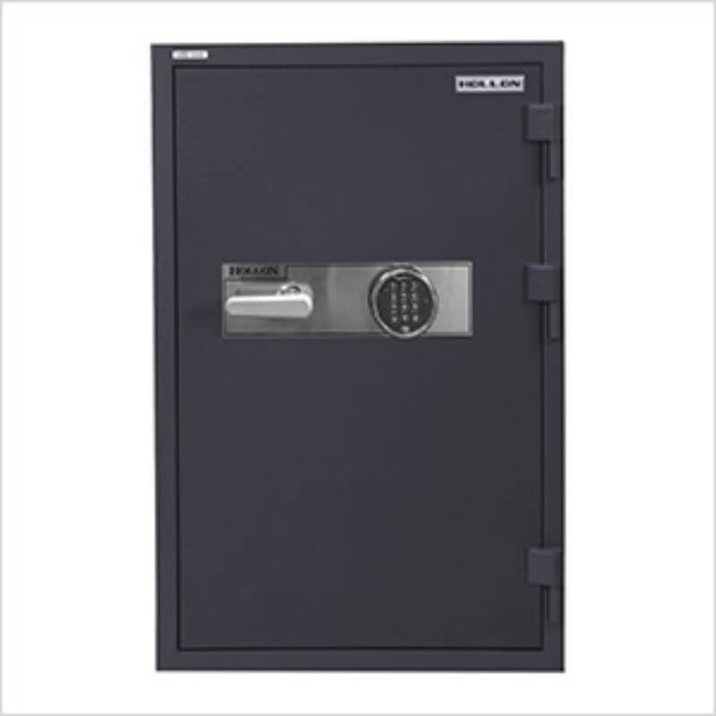 Hollon HDS-1000E Data Safe with Electronic Locks. Door Closed and Viewed From the Front