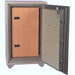 Hollon HDS-1000C Data Safe with Dial Locks. Door Opened with Covered Contents