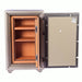 Hollon HDS-1000C Data Safe with Dial Locks. Door Opened Showing Interior Shelving