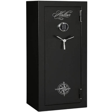 Hollon HGS-16E Hunter Series Gun Safe With Doors Closed Viewed from Front Left