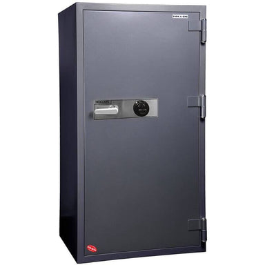 Hollon HS-1600C Office Safe with Dial Locks and Doors Closed. Viewed from the Front Left