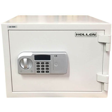 Hollon HS-360E Home Safe with Electronic Locks and Door Closed. Viewed from the Front Left