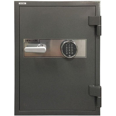 Hollon HS-750E Office Safe with Electronic Locks and Doors Closed. Viewed from the Front