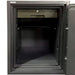 Hollon HS-750E Office Safe with Electronic Locks Viewed from the Front. Doors Opened Showing Interior Shelving.