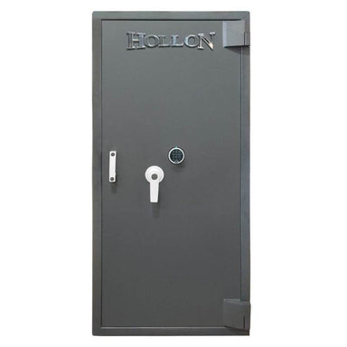Hollon MJ-5824C TL-30 Rated Safe with Dial Lock, Door Closed and Viewed Directly from the Front