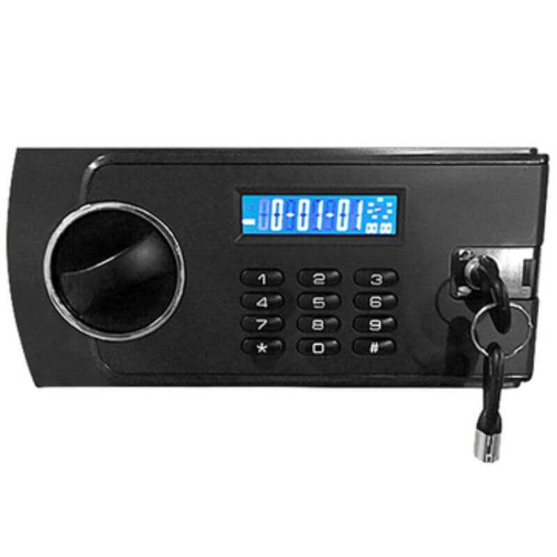 Hollon WSE-2114 Electronic Wall Safe Closeup of Electronic Lock