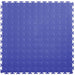 Lock-Tile PVC Coin Tiles (19.625" x 19.625") in Blue Shown From the Top