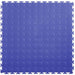 Lock-Tile PVC Coin Tiles (19.625" x 19.625") in Blue Shown From the Top