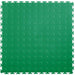 Lock-Tile PVC Coin Tiles (19.625" x 19.625") in Green Shown From the Top