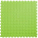 Lock-Tile PVC Coin Tiles (19.625" x 19.625") in Neon or Light Green Shown From the Top