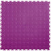 Lock-Tile PVC Coin Tiles (19.625" x 19.625") in Purple Shown From the Top