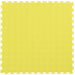 Lock-Tile PVC Coin Tiles (19.625" x 19.625") in Yellow Shown From the Top