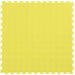 Lock-Tile PVC Coin Tiles (19.625" x 19.625") in Yellow Shown From the Top