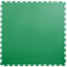 Lock-Tile PVC Smooth Tiles (19.625" x 19.625") in Green Shown From the Top