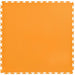 Lock-Tile PVC Smooth Tiles (19.625" x 19.625") in Orange Shown From the Top