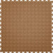 Perfection Floor Tile Vinyl Coin Tiles in Tan Color Shown from the Top