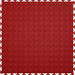 Perfection Floor Tile Vinyl Coin Tiles - 5mm Thick (20.5" x 20.5") in Red Shown From the Top