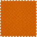 Perfection Floor Tile Vinyl Diamond Tiles in Orange Shown from the Top