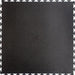 Perfection Floor Tile Industrial Vinyl Smooth Tiles - 7mm Thick (20.5" x 20.5") in Black Shown from the Top