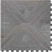 Perfection Floor Tile Bordeaux Wood Luxury Vinyl Tiles - 5mm Thick (20" x 20") with Driftwood Pattern Shown From the Top