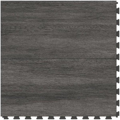 Perfection Floor Tile Breckenridge Wood Luxury Vinyl Tiles - 5mm Thick (20" x 20") with Black Wood Wood Pattern Shown From the Top