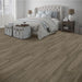 Perfection Floor Tile Breckenridge Wood Luxury Vinyl Tiles - 5mm Thick (20" x 20") with Willow Wood Pattern Shown in the Context of a Bedroom