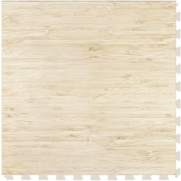 Perfection Floor Tile Classic Plank Wood Luxury Vinyl Tiles - 5mm Thick (20" x 20") with Bamboo Wood Pattern Shown From the Top