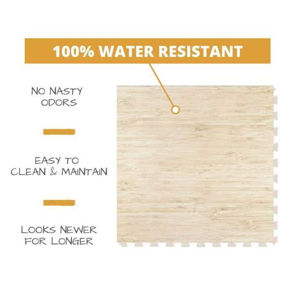 Perfection Floor Tile Classic Plank Wood Luxury Vinyl Tiles 100% water resistant to prevent nasty odors, easy to clean and maintain, and looking newer for longer