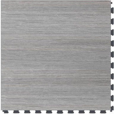 Perfection Floor Tile Classic Wood Luxury Vinyl Tiles - 5mm Thick (20" x 20") with DriftWood Pattern Shown From the Top