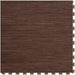 Perfection Floor Tile Classic Wood Luxury Vinyl Tiles - 5mm Thick (20" x 20") with Walnut Wood Pattern Shown From the Top