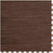 Perfection Floor Tile Classic Wood Luxury Vinyl Tiles - 5mm Thick (20" x 20") with Walnut Wood Pattern Shown From the Top