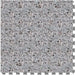 Perfection Floor Tile Granite Luxury Vinyl Tiles - 5mm Thick (20" x 20") with Gray Granite Pattern Shown From the Top