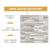 Perfection Floor Tile Mosaic Luxury Vinyl Tiles 100% water resistant to prevent nasty odors, easy to clean and maintain, and looking newer for longer