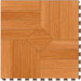 Perfection Floor Tile Parquet Luxury Vinyl Tiles - 5mm Thick (20" x 20") with Maple Wood Pattern Shown From the Top