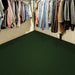 Perfection Floor Tile Slate Vinyl Tiles - 5mm Thick (20" x 20") in Green Color Being Used in a Closet