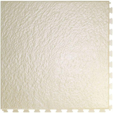 Perfection Floor Tile Slate Vinyl Tiles - 5mm Thick (20" x 20") in Sandstone Color Shown From the Top