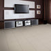 Perfection Floor Tile Slate Vinyl Tiles - 5mm Thick (20" x 20") in Sandstone Color Being Used in a Living Room